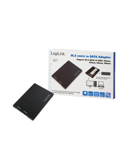 M.2 SSD to 2,5” SATA Adapter