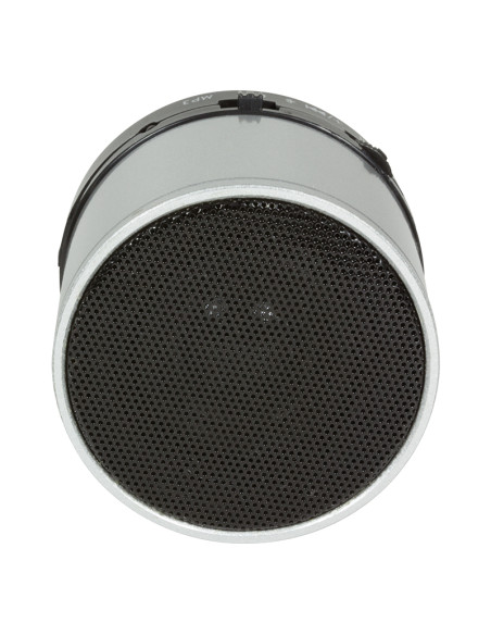 Bluetooth speaker con MP3 player e microfono, silver