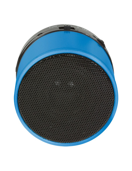 Bluetooth speaker con MP3 player e microfono, blue
