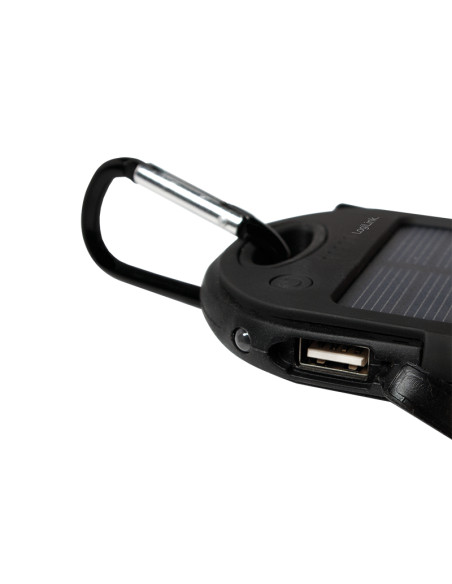 5000 mAh - Power Bank Solare,  2 porte USB