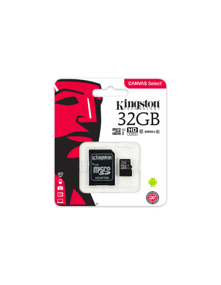 32GB - Canvas Select MicroSD UHS-I Classe 10