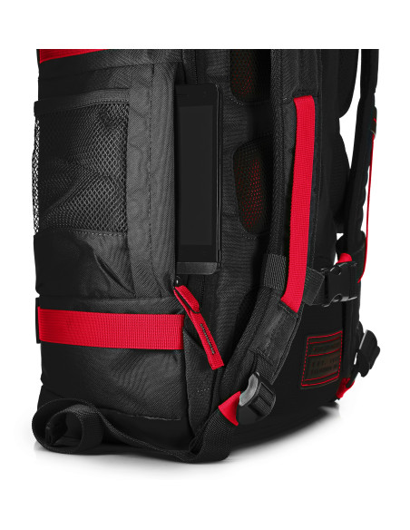 15.6" Zaino per laptop, Odyssey Sport Backpack, black and red