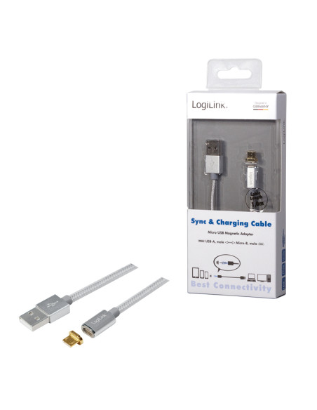 1,00 mt USB A - Micro-USB con adattatore magnetico