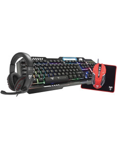 Kit Gaming Tastiera, Mouse, Tappettino, Cuffie 2