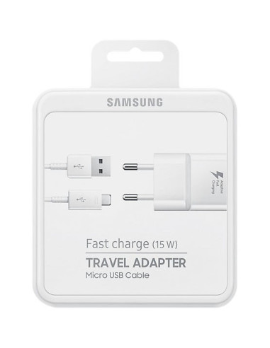 10W Caricatore Fast Charge 2A + Cavo Micro USB White