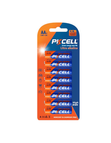 Ultra Alcaline AA LR6 Stilo (8pezzi) 1,5V