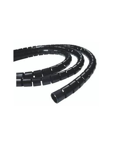 10,00 mt Spiral cable wrap, 15-60mm, black, (8mm diam.)