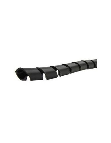 10,00 mt Spiral cable wrap, 15-60mm, black, (8mm diam.)