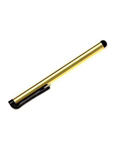 Touch pen, capacitive, metal, yellow, for iPad and tablet