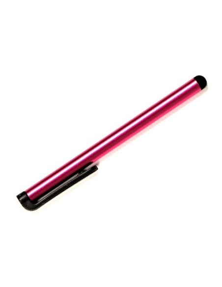 Touch pen, capacitive, metal, dark pink, for iPad and tablet