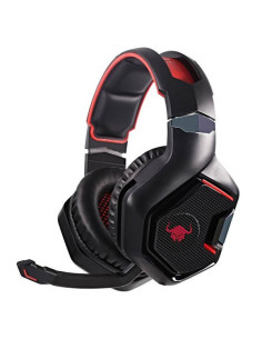 H4 2.4Ghz gaming headset, black and red