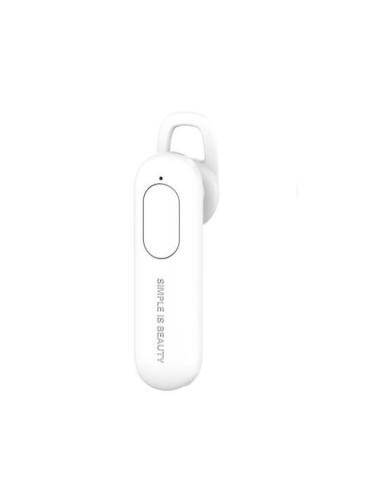 BE4 Auricolare con microfono bianco