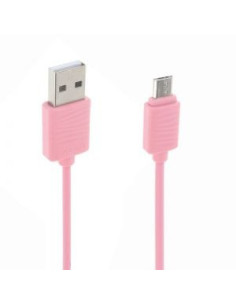 1,00mt Cavo USB Micro, Fast Charge, JR-S118 Rosa