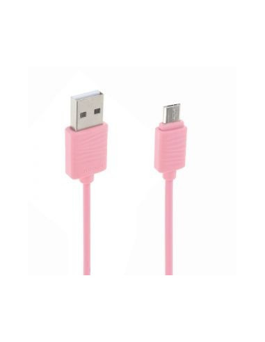 1,00mt Cavo USB Micro, Fast Charge, JR-S118 Rosa