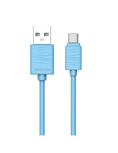 1,00mt Cavo USB Micro, Fast Charge, JR-S118 Celeste