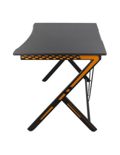Gaming Table, nero/arancione (116x75x75)cm 2