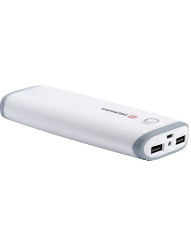 12.000 mAh, Li-Ion, 5V, 2xconnector, white