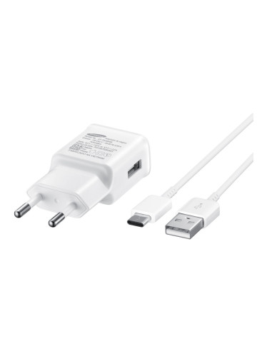 Caricatore Fast Charge 2A + Cavo USB Type-C White