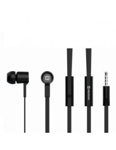 YS-D2, auricolari con microfono, black, 3.5 mm jack