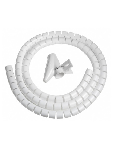 1,50mt SPIRALE COPRI CAVO Bianco