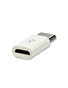 Adattatore USB (2.0) Type-C (M) - Type-microB (F) bianco 2