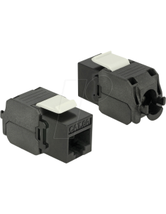 Connettore femmina Keystone RJ45/ LSA, Cat6a, 23 - 26 AWG