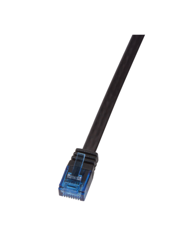3,00 mt - Flat Cat.6A U/UTP black
