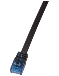 2,00 mt Flat Cat6 RJ45 U/UTP Nero