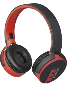 FREEMOTION B530, CUFFIE BLUETOOTH 4.2, NERO/ROSSO