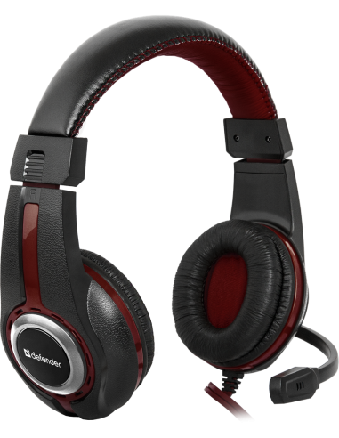Warhead G-185, microphone, black and red, (2x3.5)mm jack