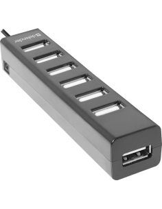 QUADRO SWIFT, HUB USB 2.0, T PORTE, NERO 2