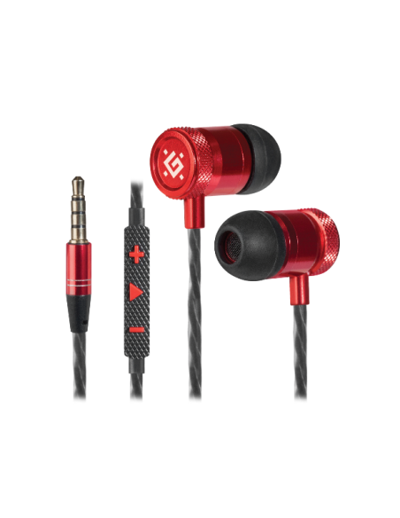 POLLAXE, AURICOLARI GAMING, NERO/ROSSO