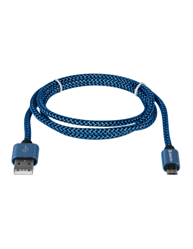 1,00 mt USB - MicroUSB, BLUE