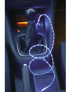 1,00 mt Cavo USB/Lightning con illuminazione-LED Blue Apple 2