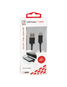 1,00 mt Cavo USB-A/Type-C nero 2