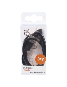 1,00 mt Cavo USB A/Type-C nero 2