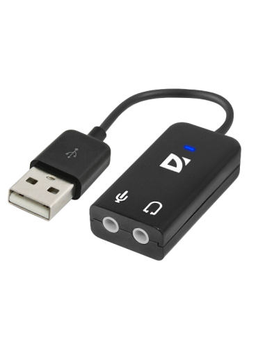 AUDIO USB, 2?3,5 mm jack, 0.1 m