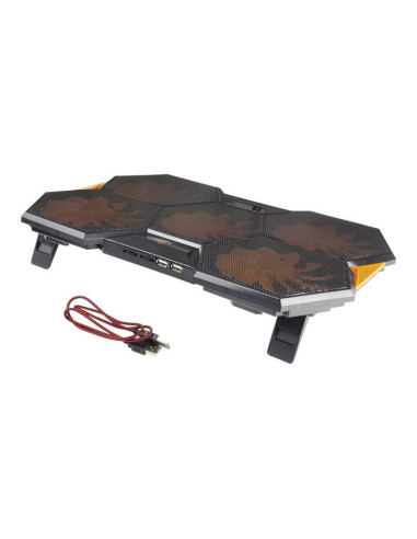 5 Ventole Laptop Cooler fino a 17,3" LED supporto di raffreddamento Portatili