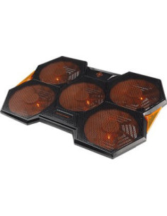 5 Ventole Laptop Cooler fino a 17,3" LED supporto di raffreddamento Portatili
