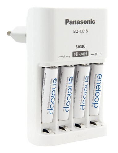 Battery charger, 4 AA/AAA,  230V, 120mA/250mAmA