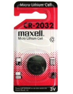 Batteries lithium, 3V, Maxell, blister pack